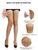Garter Plus Gorgeous Lace Floral Stockings with Silicone Durable and Thin [ohyeah] Stockings, Tights, Size, Non-Slip, Over-the-Knee Stockings, Cute,