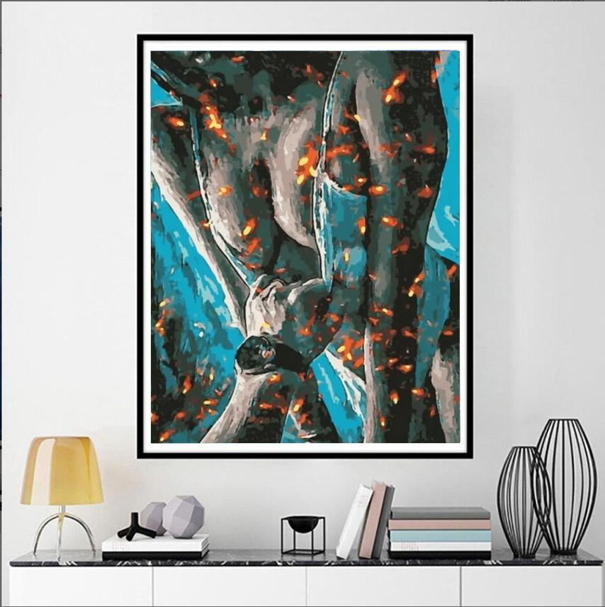 5D DIY Vollkreis Diamantmalerei "Sexy Schönheit" Stickerei Kreuzstich Heimdekor Geschenk