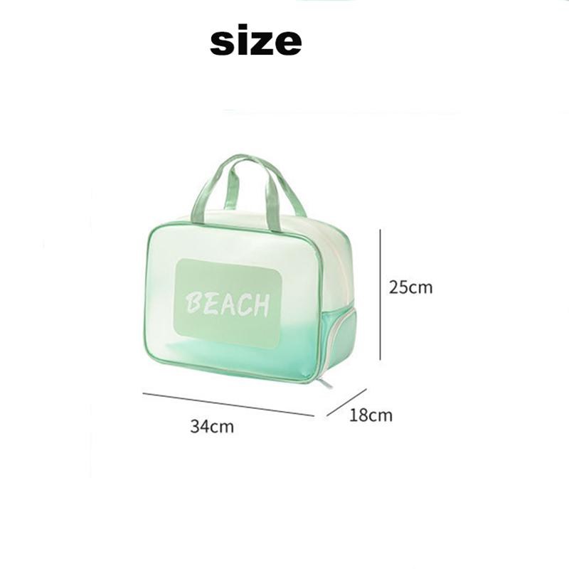 Tuvalet çantası Su Geçirmez Büyük Kapasiteli Yüzme Ekipmanları Saklama Çantası Kuru Ve Islak Ayırma Taşınabilir Plaj Çantası Yüzme Çantası