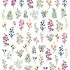 Wild Little Flower Back Adhesive Nail Stickers for Nail Art Decoration