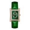 Square Quartz Ladies Watch Fashion Diamond Set Roman Vintage Watch Femininity Leather Strap
