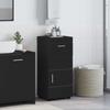 Bathroom Cabinet Set TULUM Black 37 X 31.5 X 82 Cm