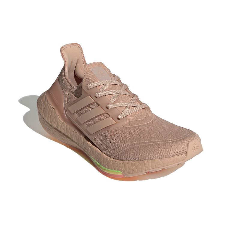 Adidas Tênis Feminino UltraBoost 21 Pérola Cinza Rosa Hazy-Rose FY0391