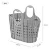 Foldable Large-Capacity Plastic Laundry and Toy Storage Basket