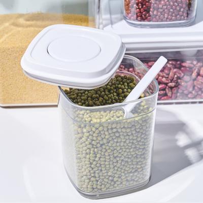 350 ml/700 ml/1000 ml Vorratsdose, multifunktionaler, quadratischer Lebensmittelbehälter aus Acryl mit großer Kapazität für zu Hause
