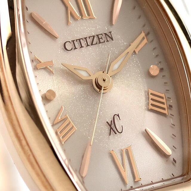 Citizen XC Solar Eco-Drive Women's Watch, Powered, Analog, Beige/Pink Gold, EW5546-56X