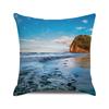Seascape Theme Decorative Pillow Case Letter Beach Ocean Animals and Plants Home Hotel Living Room Sofa Cushion Cover