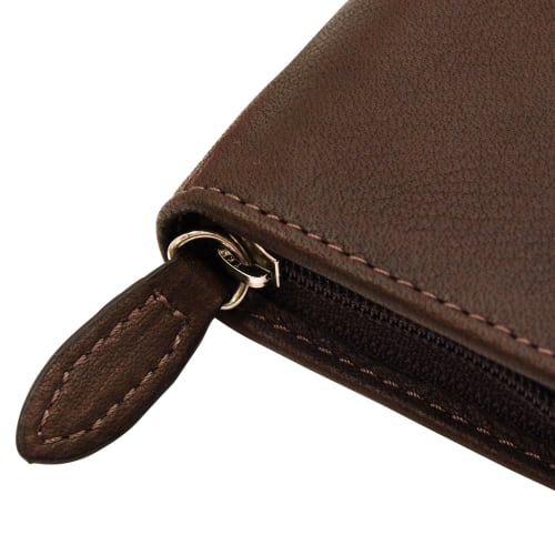 Pilot Pencil Case Zipper Pencil Case Dark Brown