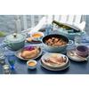 Le Creuset Signature Cocotte Ronde 20cm Cast Iron Enamel Pot, Sea Salt, Gas, Induction, Oven, and Dishwasher Safe [Official Japanese Product]