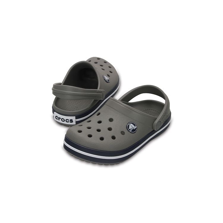 Crocs Simple And Comfortable Clogs Kids Sandals Dark-Gray 204537-05H