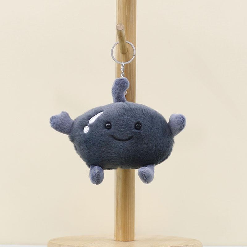 Plush Pear Frozen Keychain Toy Stuffed Pendant Doll Backpack Accessory Kid Gift