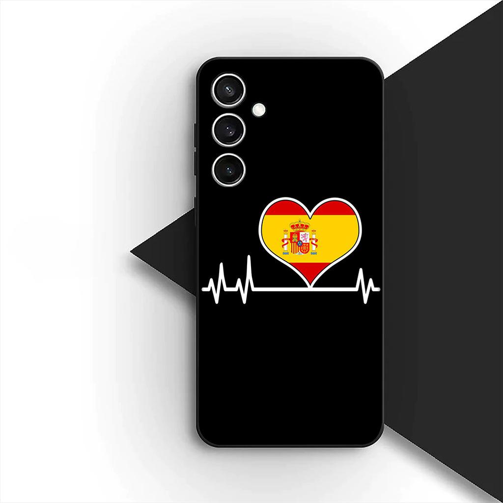 Hülle für Apple iPhone 12 13 Pro Max Mini ProMax X XR Air 13Pro XS Handyhülle Weiche Hülle Spanien Fußball Nr. 19 Fußball Nr.19 Flagge