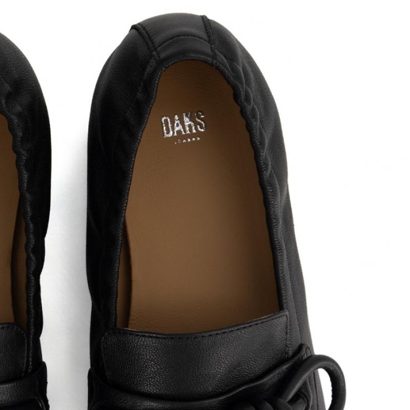 Daks Women S 3cm Semi dreSS Vintage Comfort Loafer Black drf618lS10