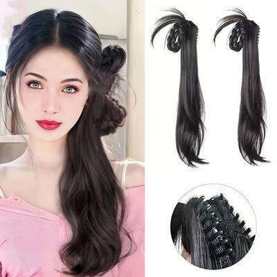 Karışık saç – Örgü ve at kuyruğu saç uzatma