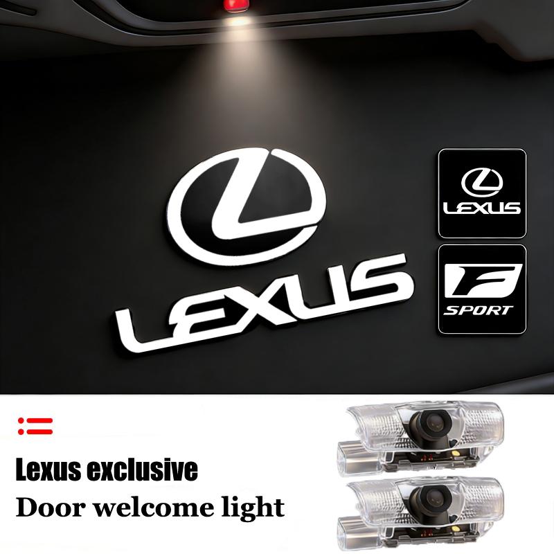 Led HD Car Door Logo Welcome Light Projector Lamps Accessories For Lexus RX330 IS250 Ct200h ES300h RX350 IS300h NX300h RX400h UX XN0