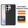 Applicable to Samsung S26Ultra technology cloth mobile phone case magnetic suction s25ultra creative fabric matte protective cover 24