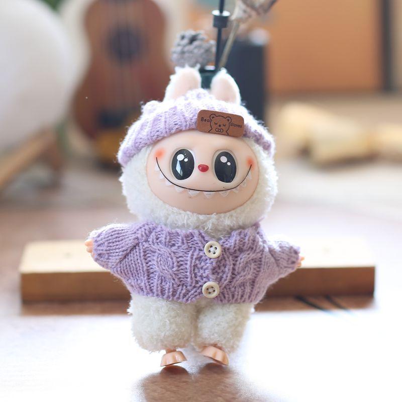 Cute, Labubu Cloth Decoration, Labubu Doll Clothes, Second Generation, Vinyl, Doll Clothes, Doll Sweaters, Replacement Set
