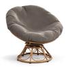 Thickened Fabric Papasan Chair Cover Single Piece Round Saucer Chair Cover  For Lazy Chairs