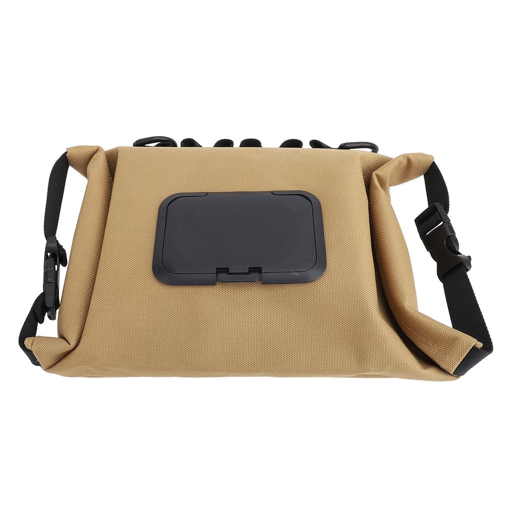 Travel Camping Wipes Dispenser Pull Out Type Large Capacity Canvas Portable Camping Wet Wipe Pouch