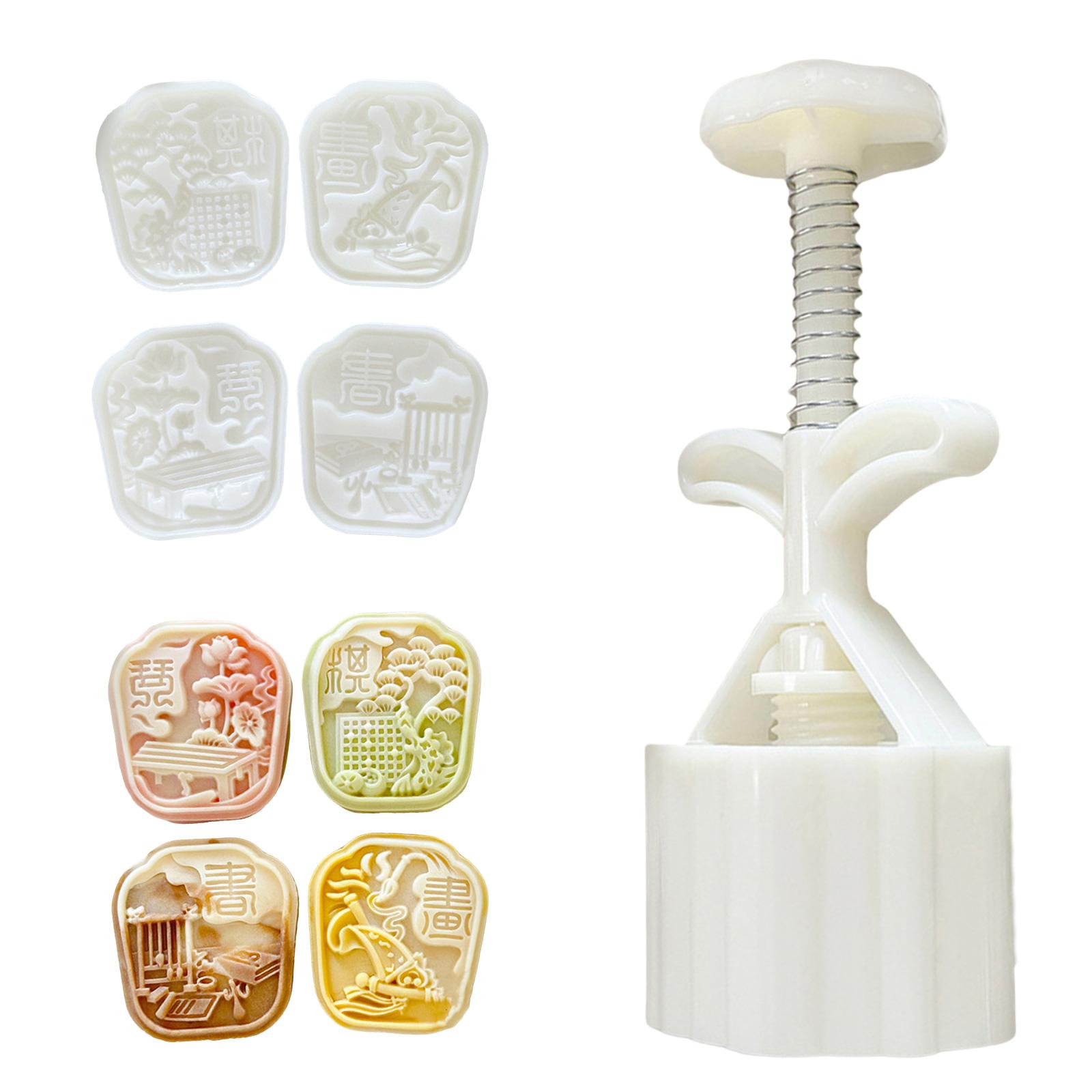 

Dessert Molds Pastries Molding Cake Pressing Molds Creative Shape ABS Texture Dessert Tool Present for Professional B