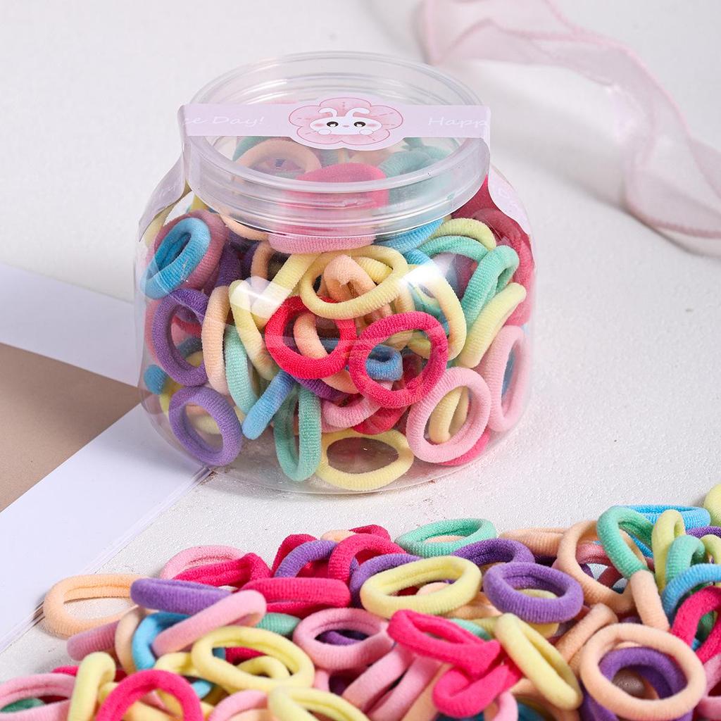 High-Elasticity Hair Ties for Girls - Gentle on Hair, Perfect for Children's Hairstyles