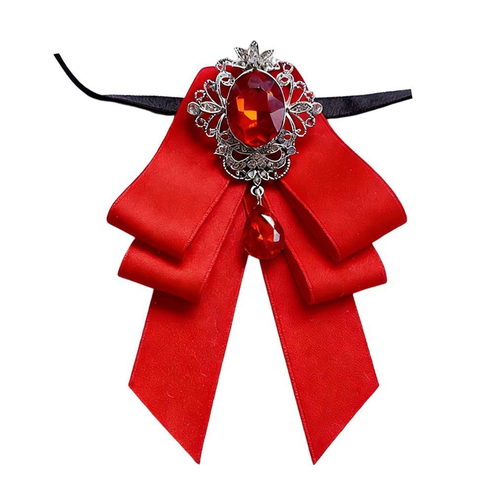 

Красная Лента Хрустальная Галстук-бабочка Белая Рубашка Галстук-бабочка Мужской Галстук Галстуки Наряд Жениха красный