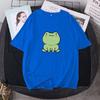 Casual Short Sleeve Printed T-Shirt Men Women Loose Fit Cotton Blend Round Neck Tee In Multiple Colors