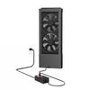 Exhaust Fan for Sliding Windows Reversible Airflow Fan with Double-Layer Metal Mesh Powerful Quiet