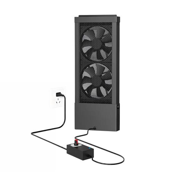Exhaust Fan for Sliding Windows Reversible Airflow Fan with Double-Layer Metal Mesh Powerful Quiet