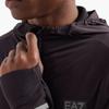 Emporio Armani EA7 SS24 Logo Print Hooded Zip Long Sleeve Sweatshirt Men sweatshirt Black 6DPM57-PNDDZ-1771