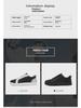 Men's 2024 Autumn Black Rivet Casual Fashion Sneakers