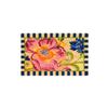 Faux Doormat 4060cm, Absorbent Non- Bath with Floral Design, Entryway for Home