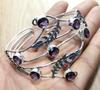 Amethyst 925 Silver Plated Bangle 7" Gifts For Women Limited Stock Deal W6y85