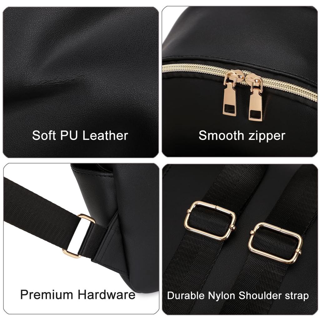 Mini PU Back Large Perfect for Cute Gray [JIANLINST] Women's Backpack, Leather, Small, Popular, Stylish, Zipper, Capacity, Waterproof, Lightweight,