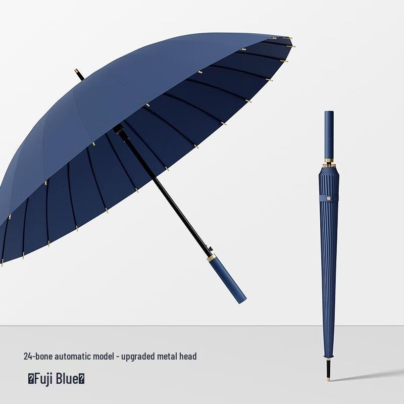 HANDUNYOU Automatic 24-Rib Straight Handle Umbrella
