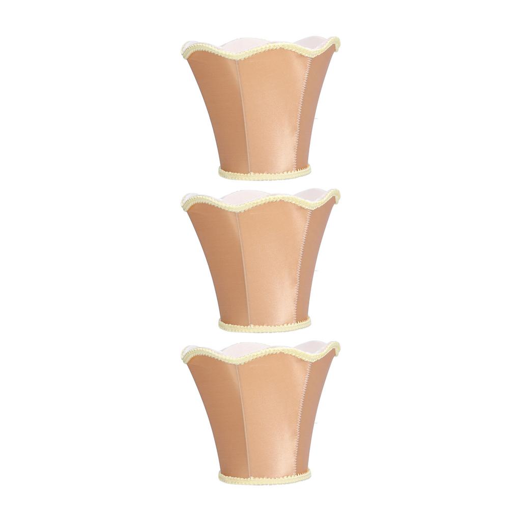 3PCS Modern Fabric Lampshade E14 ClipOn Wall Lamp Candle Chandelier Lamp Shade for Table Light