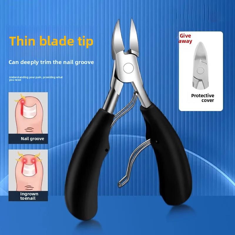 Large-sized Eagle-Beak Nail Clippers with Slanted Nose for Home Use