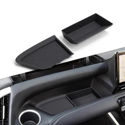 For Toyota Voxy 90 2026-2026 Silicone Co-pilot Dashboard Storage Box Tray Organizer Car Interior Accessories Black