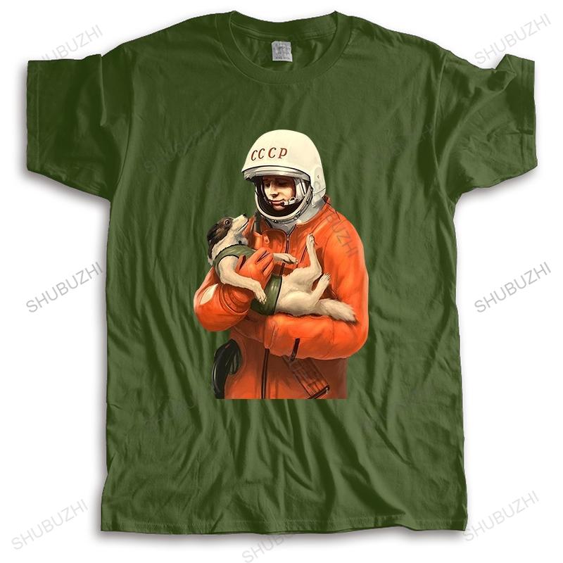 Hot sale men brand tshirt Fashion New Gift Tee Yuri Gagarin CCCP Russian USSR Soviet Union man Moscow Russia Funny T Shirt