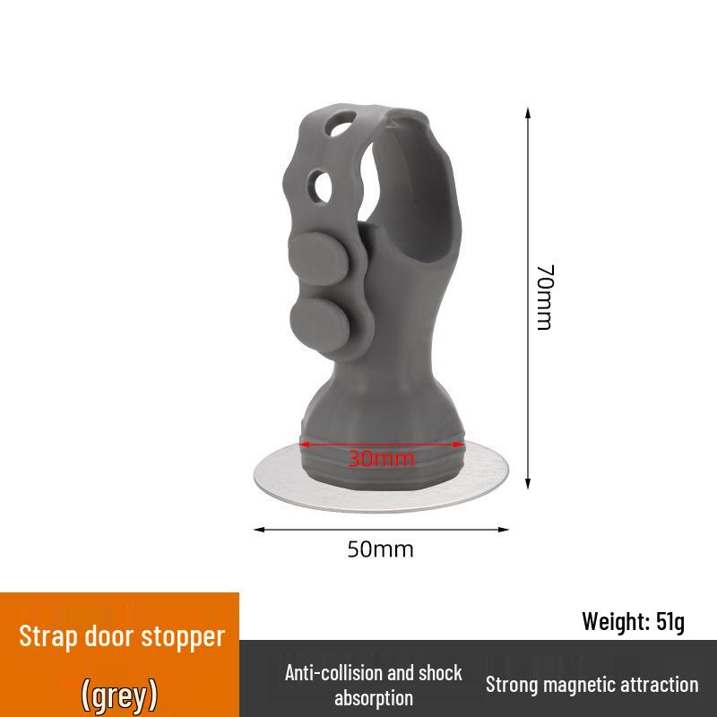 Silicone No-Drill Door Stopper & Anti-Collision Pad