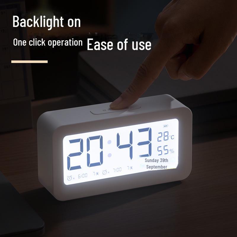 Smart Kids' Alarm Clock 2023: New Charging Model with Electronic Display for School Girls