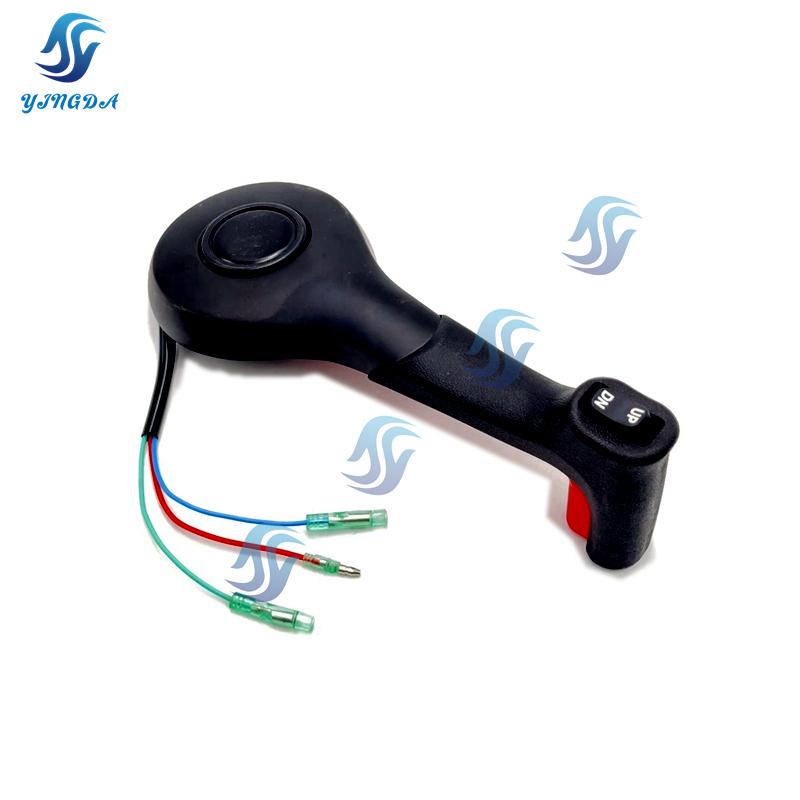 881148T03 For Mercury Outboard Mariner Side Mount Remote Control Box Handle With Tilt Trim Switch Boat Accessories