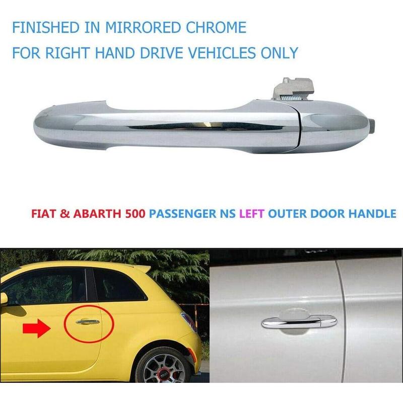 735485872 735592026 Door Handle Left Side for Fiat 500 Fiat 500C Accessories