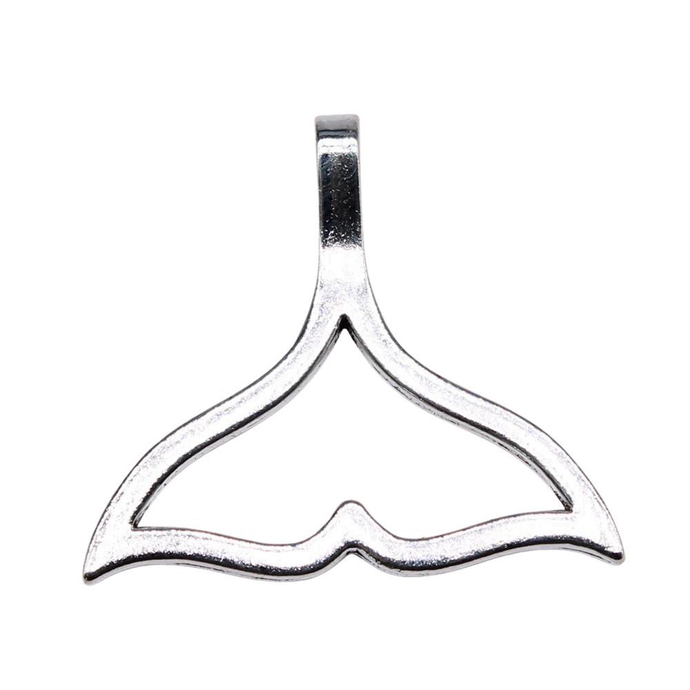Mermaid Tail Charms Alloy Pendants For Ocean Themed Jewelry Making