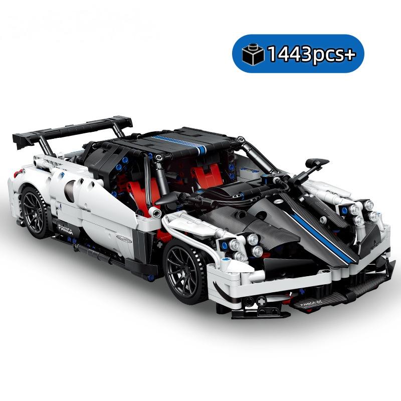 

2026 Technical DIY Creative Sport Car Building Blocks Model Collection Gifts MOC Assemble Vehicle Bricks Toys For Adult Boys 1443pcs