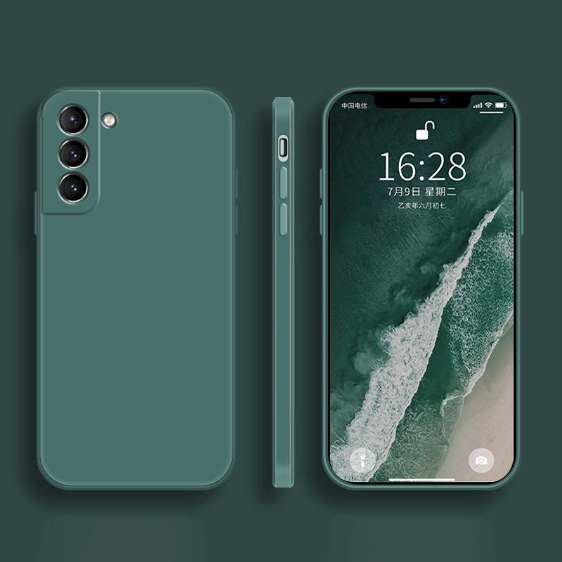 

Square Liquid Silicone Original Case for Samsung Galaxy S23 S24 Plus S20 S21 S22 Ultra FE Bag Funda A15 A05 A05S 5G Soft Cover Galaxy S20 Ultra