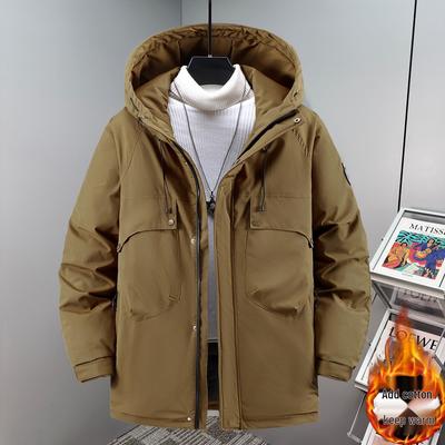 2025 Men's Plus Size Thick Winter Cotton Jacket - Warm, Cold Protection Outerwear