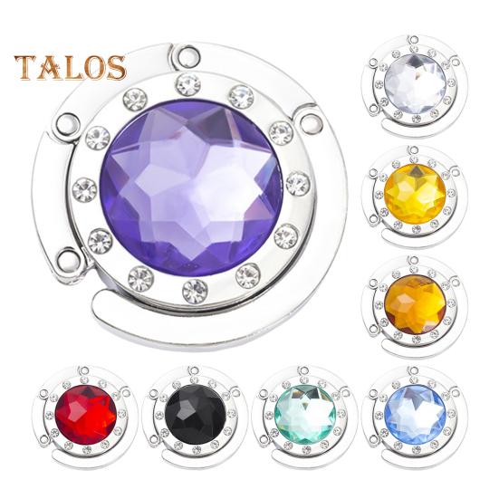 Składany wieszak na torbę z magnesem, antypoślizgowa konstrukcja, uniwersalna kompatybilność, kompaktowy, przenośny wieszak na torebkę