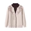 2025 Stylish Winter Top for Middle-Aged & Elderly Women - Fake Two-Piece, Velvet-Lined, Thickened Sweater