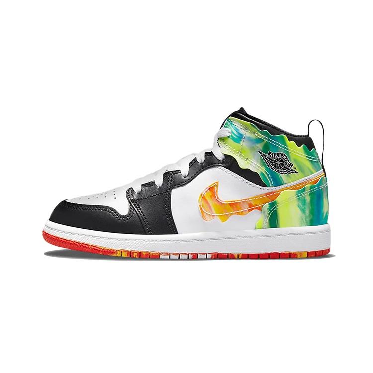 (PS) Air Jordan 1 Mid SE  Drip  Kids  DJ6562-038 EU 35
